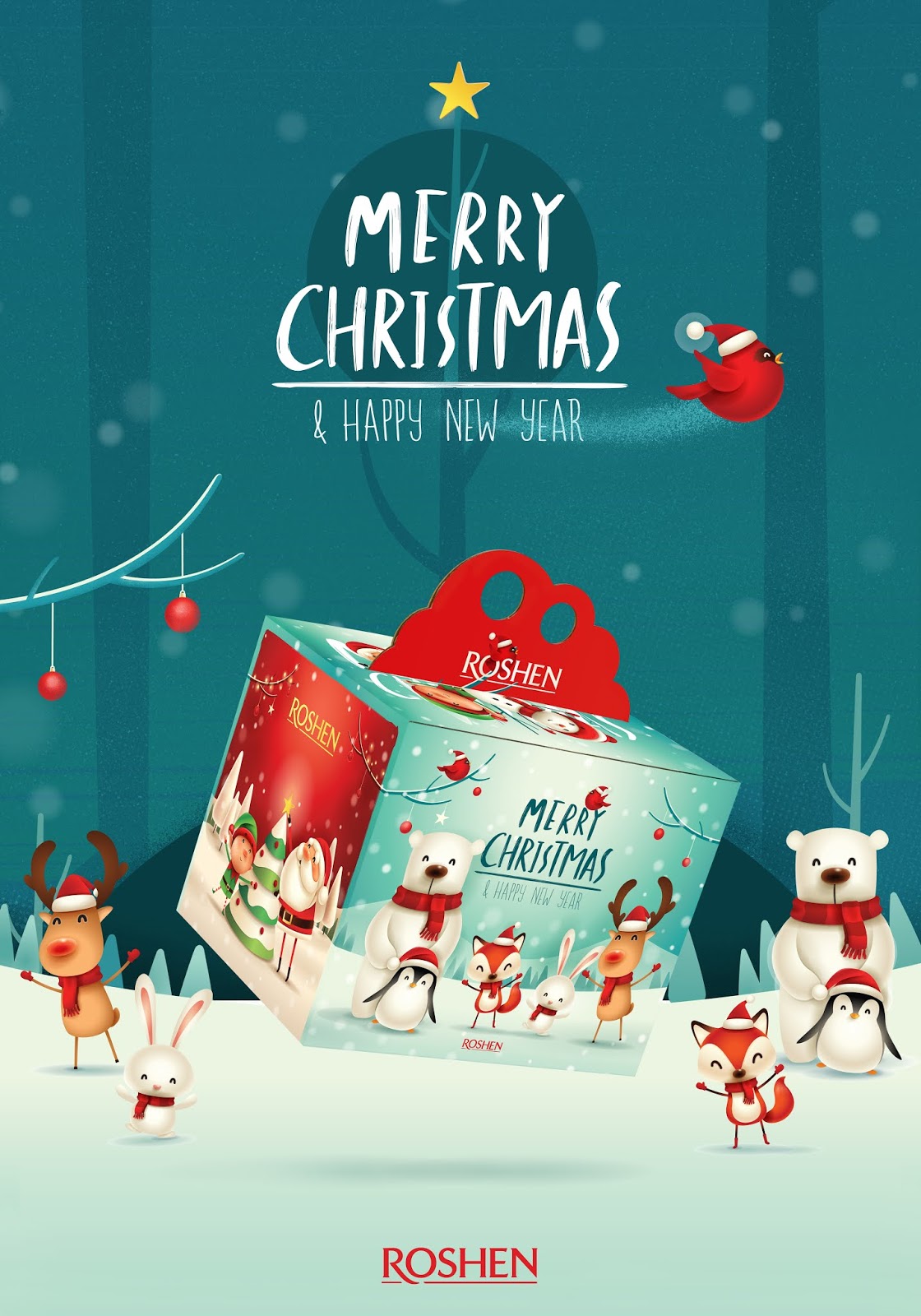 圣誕節(jié)禮盒包裝設(shè)計(jì)參考(圖1)