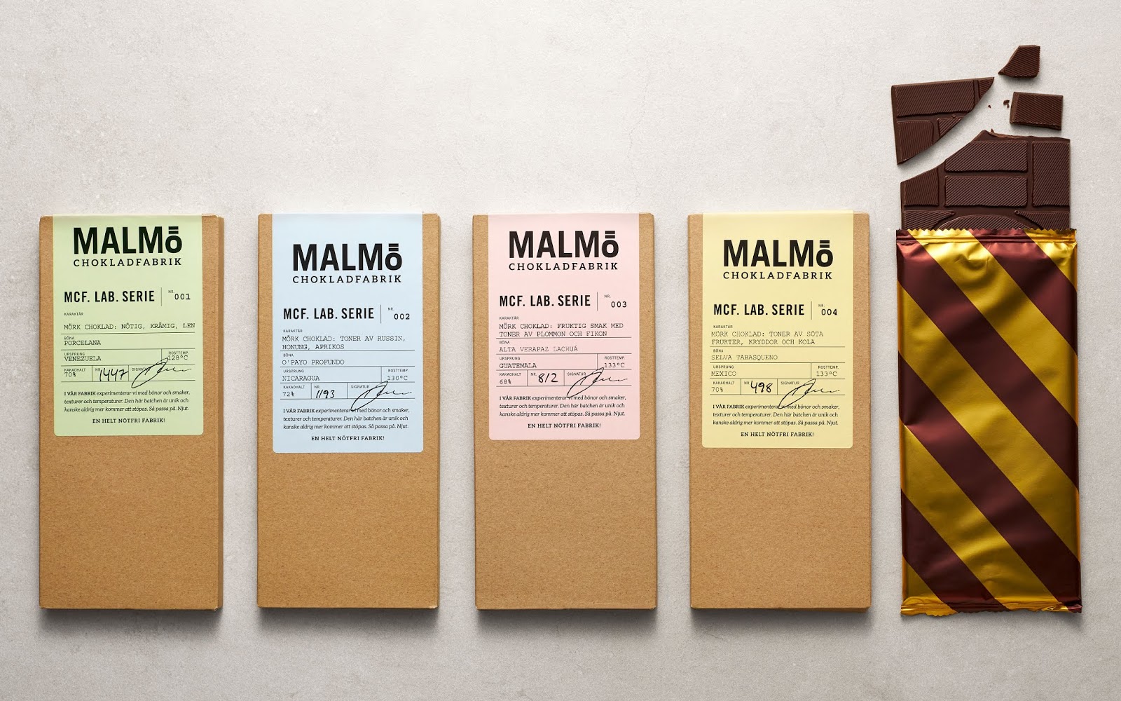 巧克力包裝設(shè)計(jì)非常的理性(圖1)