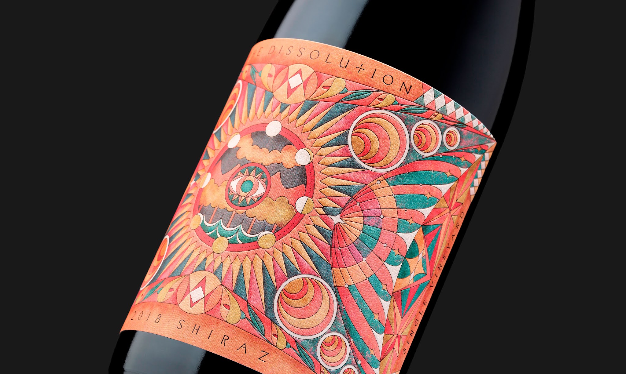 膠印燙金凹印工藝的葡萄酒包裝(圖2)