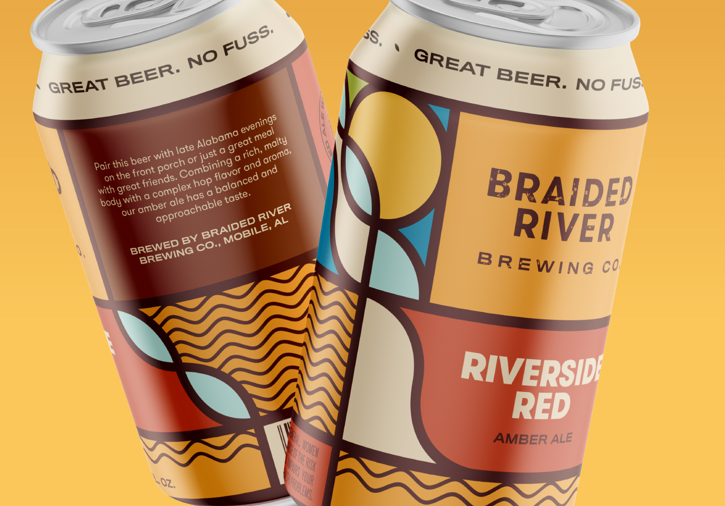 精釀灌裝啤酒包裝這樣設(shè)計(jì)很有美感(圖4)