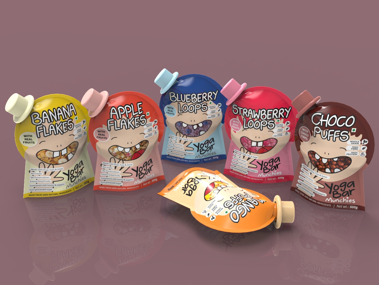 趣味兒童麥片系列包裝設計(圖6)