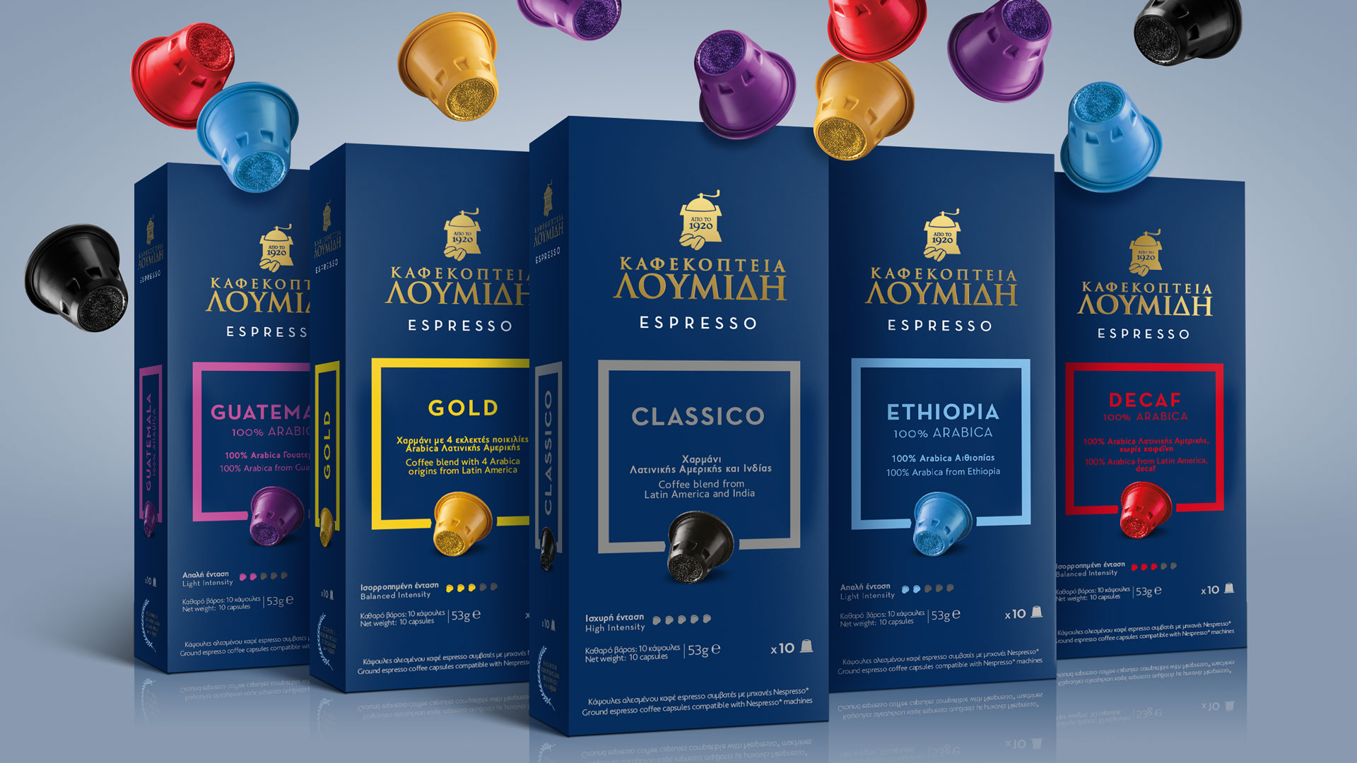 Loumidis咖啡店品牌及包裝設(shè)計(圖3) Loumidis咖啡店品牌及包裝設(shè)計(圖3)