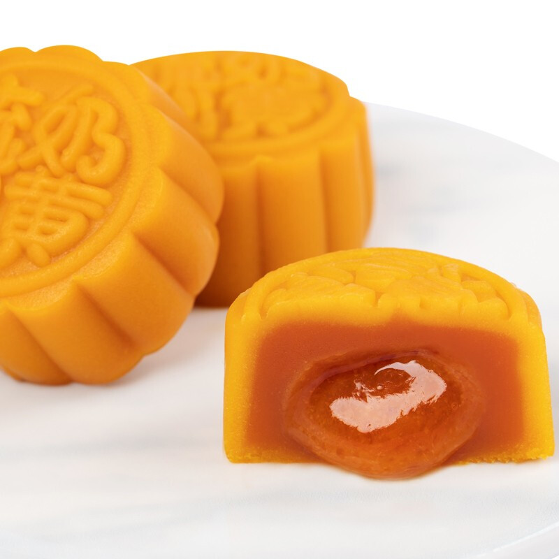 Huamei 華美 流心奶黃 廣式月餅 8餅4味 400g 禮盒裝包裝禮盒產(chǎn)品包裝創(chuàng)意設(shè)計(jì)欣賞(圖3)