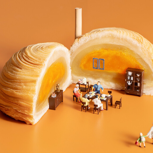 南臺(tái)月 混裝酥皮潮式月餅 8餅2味 560g包裝禮盒產(chǎn)品包裝創(chuàng)意設(shè)計(jì)欣賞(圖3)