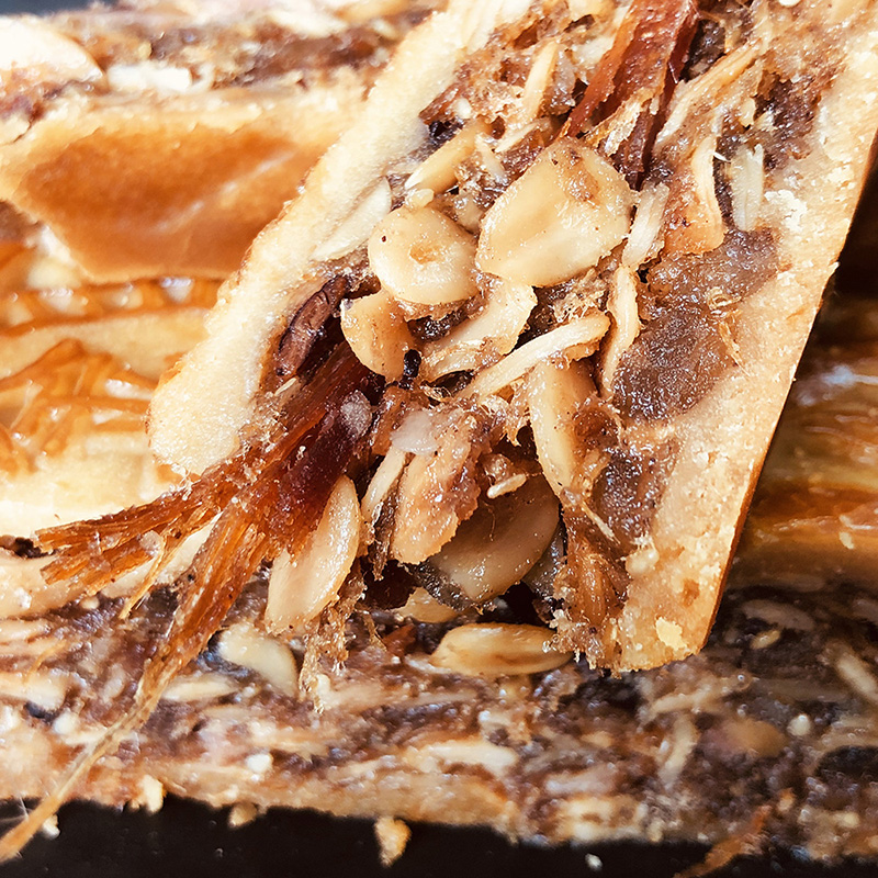 竹園島 廣式伍仁金腿大月餅 1kg 禮盒裝包裝禮盒產品包裝創(chuàng)意設計欣賞(圖4)