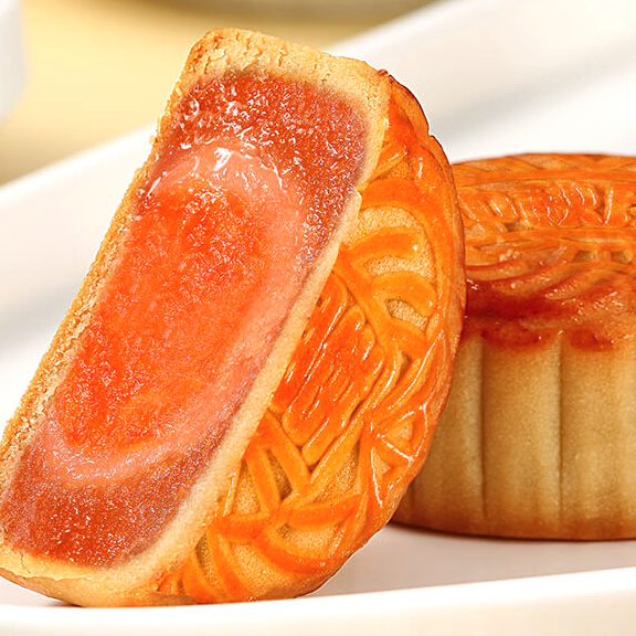 鮮品屋 鮮品金秋 廣式月餅 10餅8味 630g*2盒 禮盒裝包裝禮盒產(chǎn)品包裝創(chuàng)意設計欣賞(圖3)