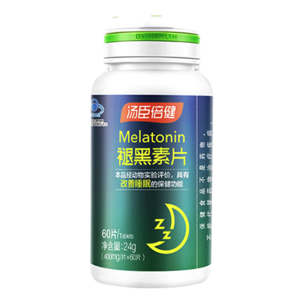 BY-HEALTH 湯臣倍健 褪黑素片 24g保健產(chǎn)品包裝創(chuàng)意設(shè)計欣賞(圖1)