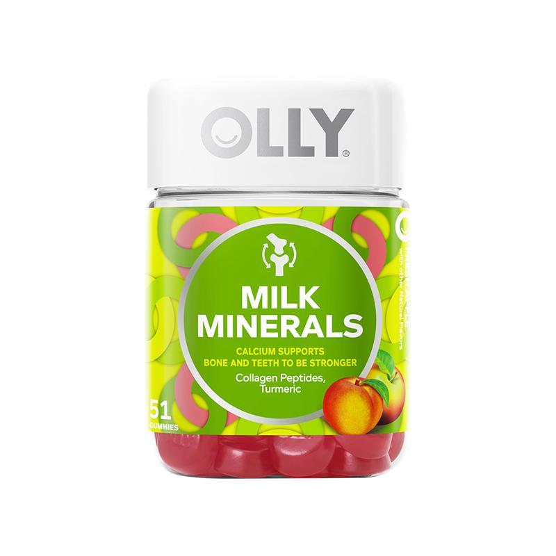 OLLY 強(qiáng)韌糖 蘋果桃子味 51粒保健產(chǎn)品包裝創(chuàng)意設(shè)計欣賞(圖1)