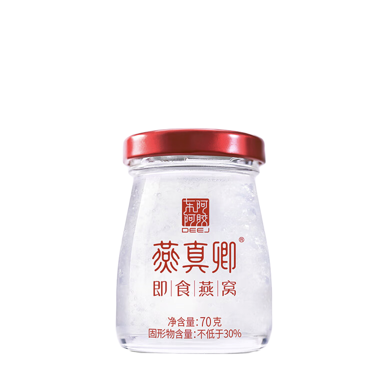 DEEJ 東阿阿膠 即食燕窩 70g*15瓶 禮盒裝保健產(chǎn)品包裝創(chuàng)意設(shè)計(jì)欣賞(圖1)
