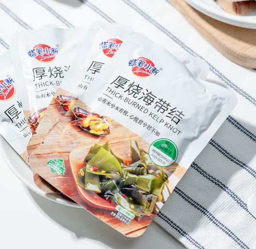 休閑零食海帶結(jié)包裝設(shè)計(jì)作品欣賞(圖1)