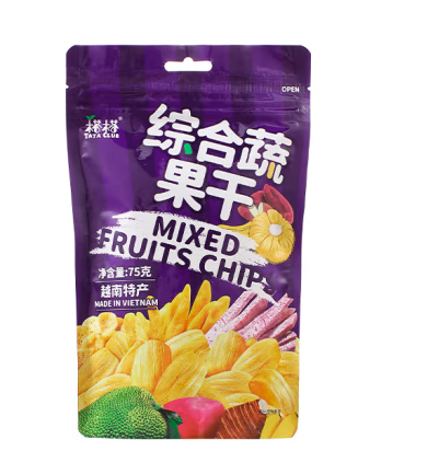 綜合蔬果干包裝袋設(shè)計作品欣賞(圖1) 綜合蔬果干包裝袋設(shè)計作品欣賞(圖1)