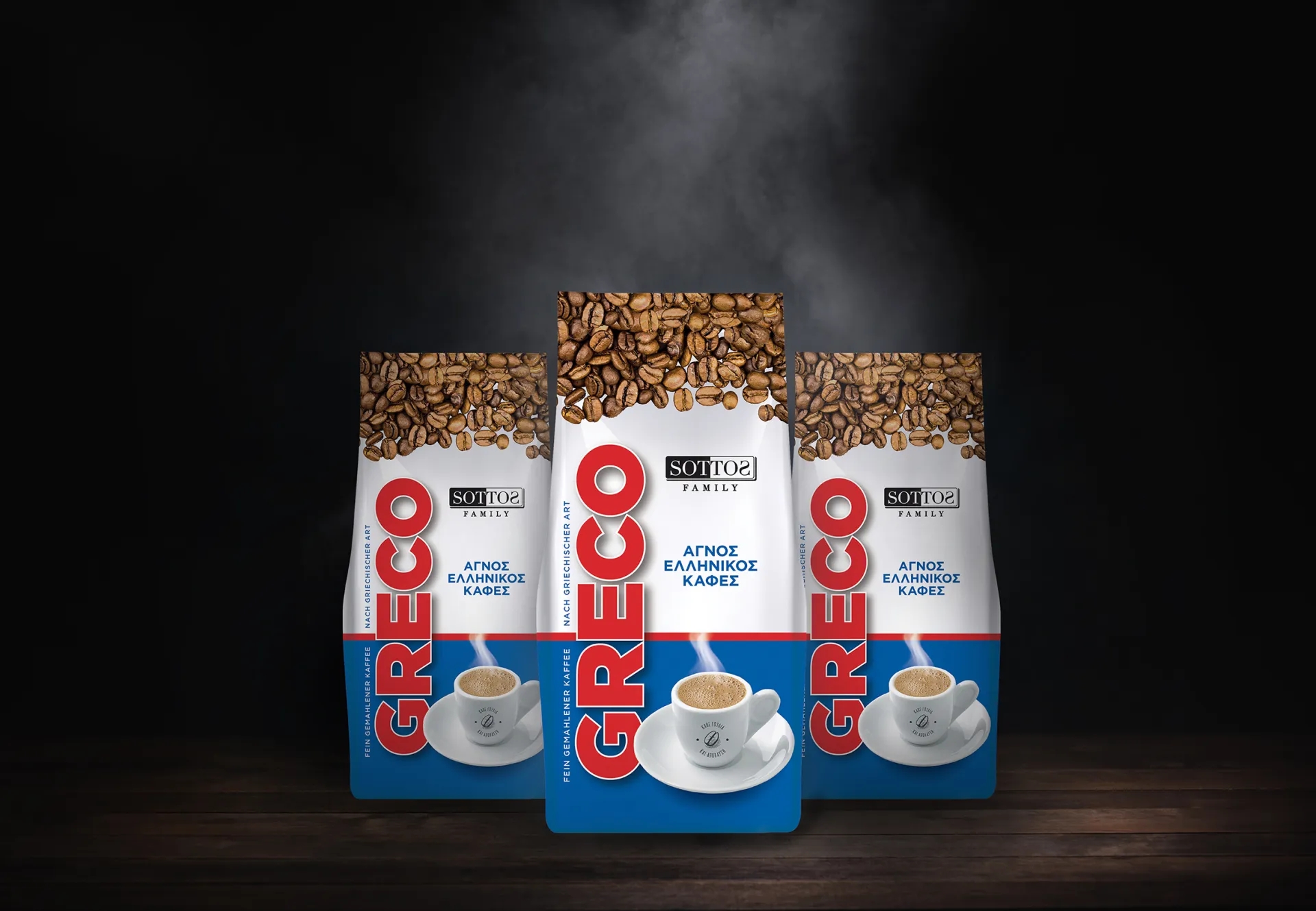 希臘咖啡包裝設(shè)計作品欣賞(圖1)