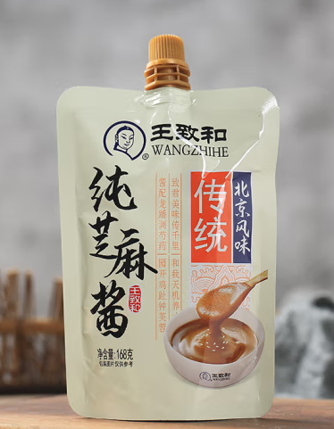 袋裝純芝麻醬包裝設(shè)計(jì)欣賞(圖1)