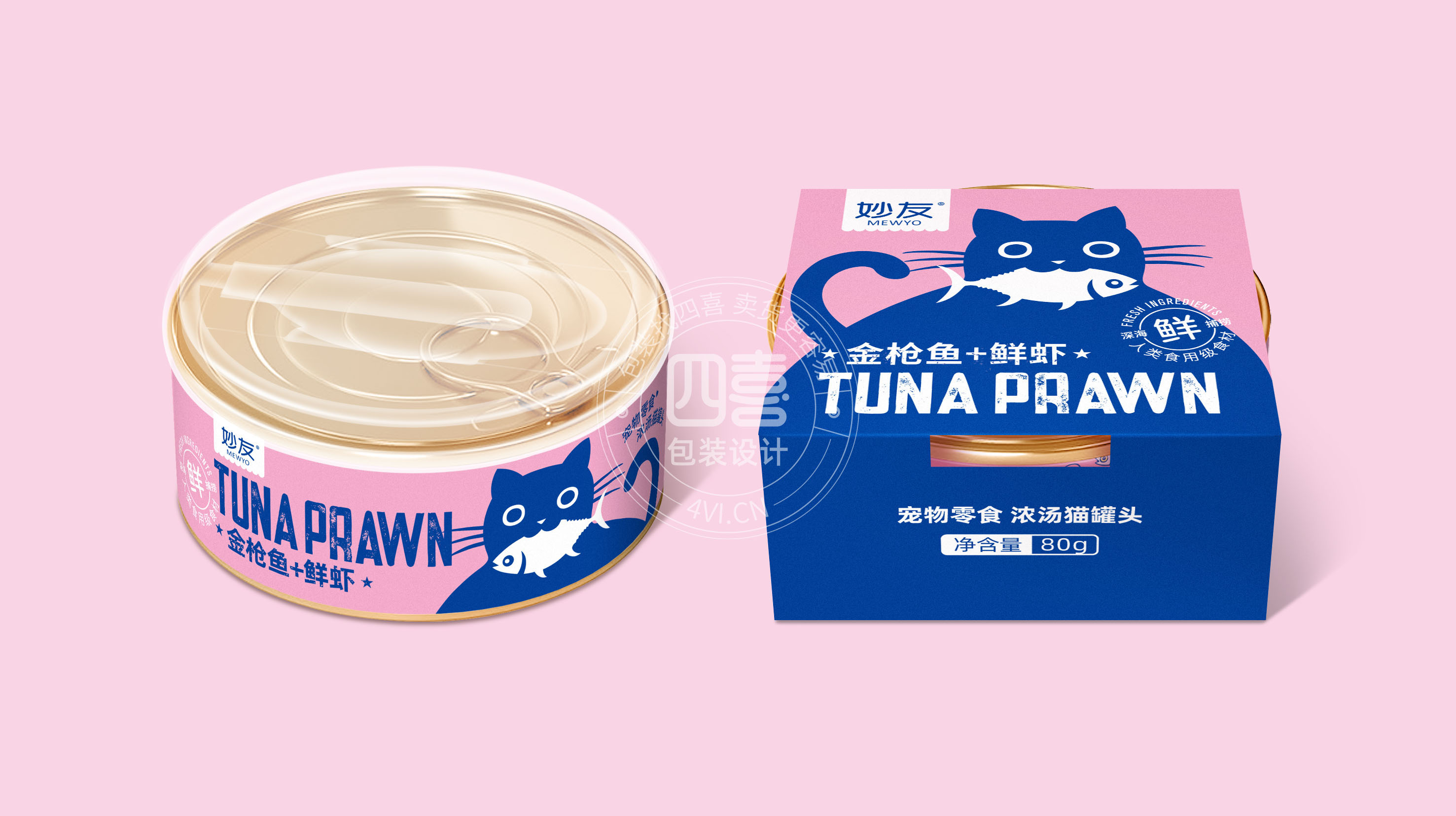 貓罐頭包裝設(shè)計(jì)作品欣賞(圖1)
