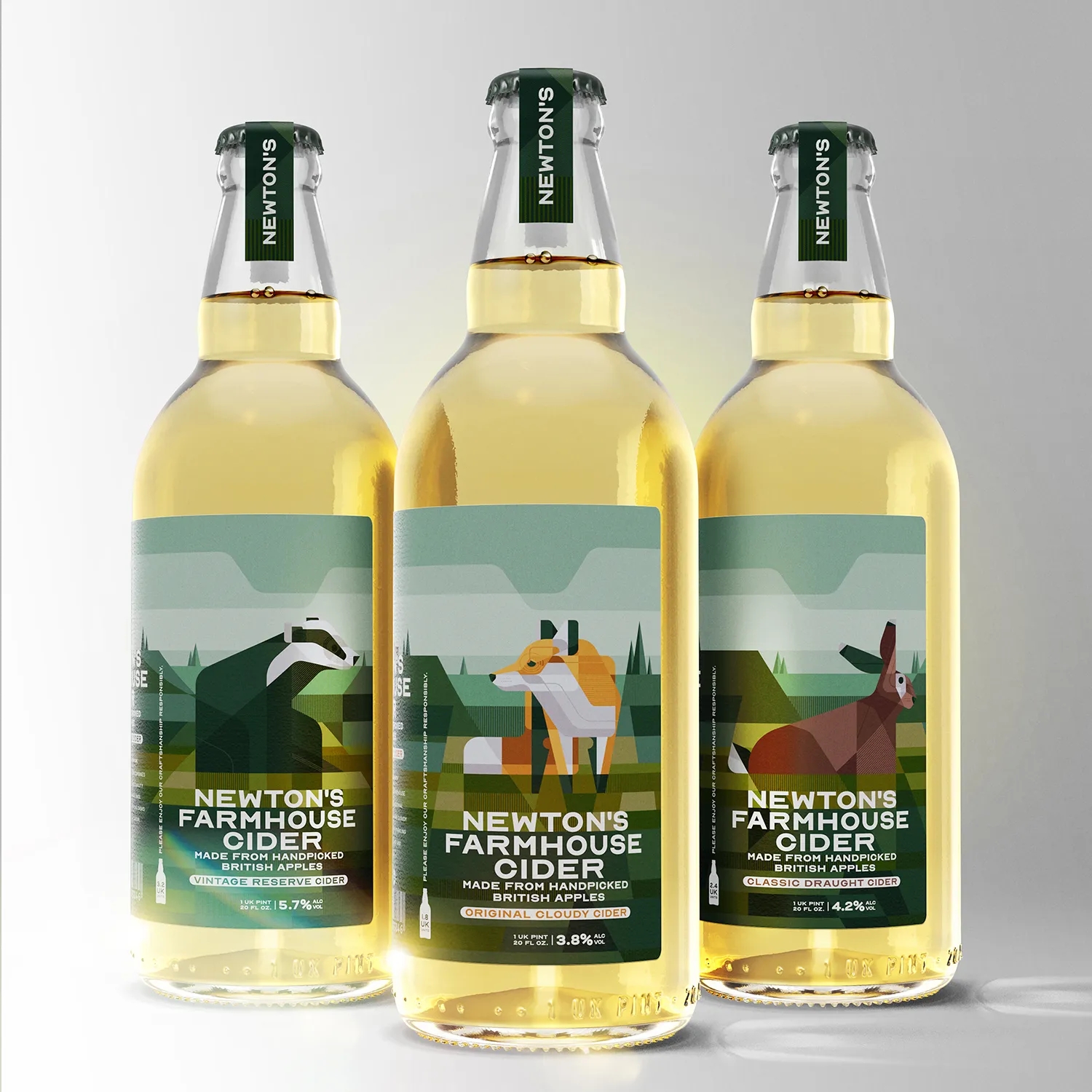 有個(gè)性的農(nóng)家蘋果酒包裝設(shè)計(jì)欣賞(圖1)