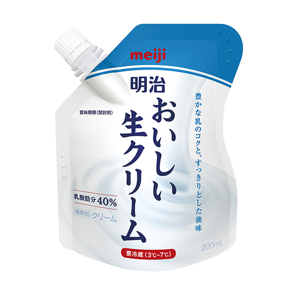 包裝設(shè)計公司推薦明治好吃鮮奶油包裝設(shè)計欣賞(圖1)