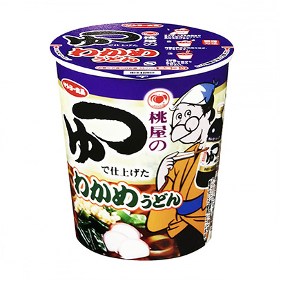 用桃屋的湯汁做的裙帶菜烏冬面太陽(yáng)魚(yú)面類(lèi)包裝設(shè)計(jì)(圖1)