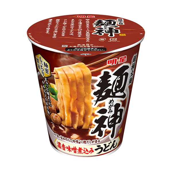 明星面神杯濃香味噌燉烏冬面包裝設(shè)計欣賞(圖1)