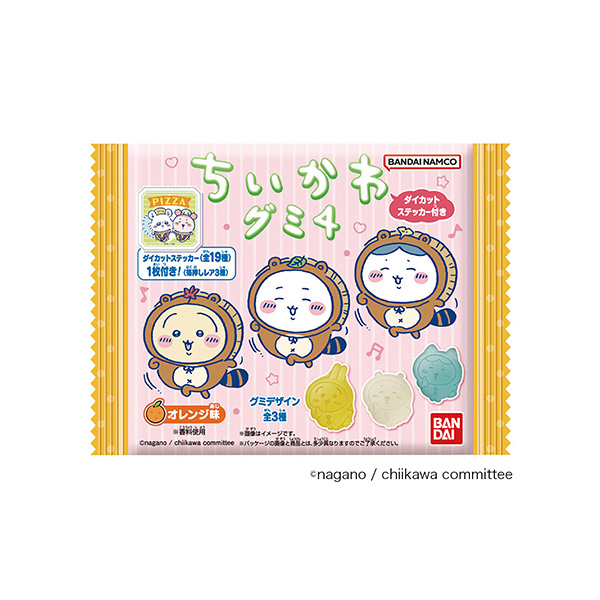 包裝設(shè)計欣賞帶有地川模切貼紙的橡皮糖4 (萬代) (圖1)