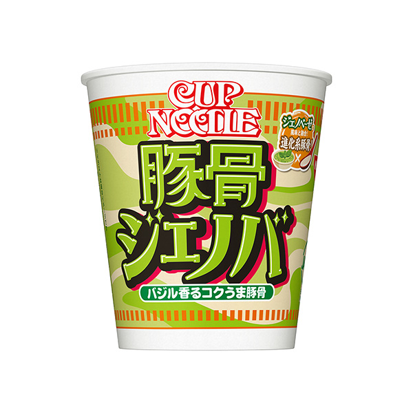 包裝設(shè)計(jì)欣賞杯面＜豬骨熱那亞＞大(日清食品) (圖1)