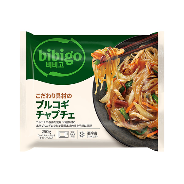 包裝設計欣賞bibigo ＜講究配料的prucogichapche ＞ ( CJ FOODS JAPAN ) (圖1)
