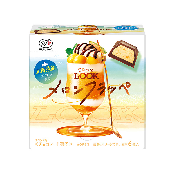 包裝設(shè)計(jì)欣賞甜點(diǎn)面包＜哈密瓜瓣＞ (不二家) (圖1)